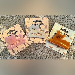 Claw Clips Cat Hair Clips Set - 🎀🐱